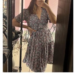 Stradivarius fit& flare floral dress